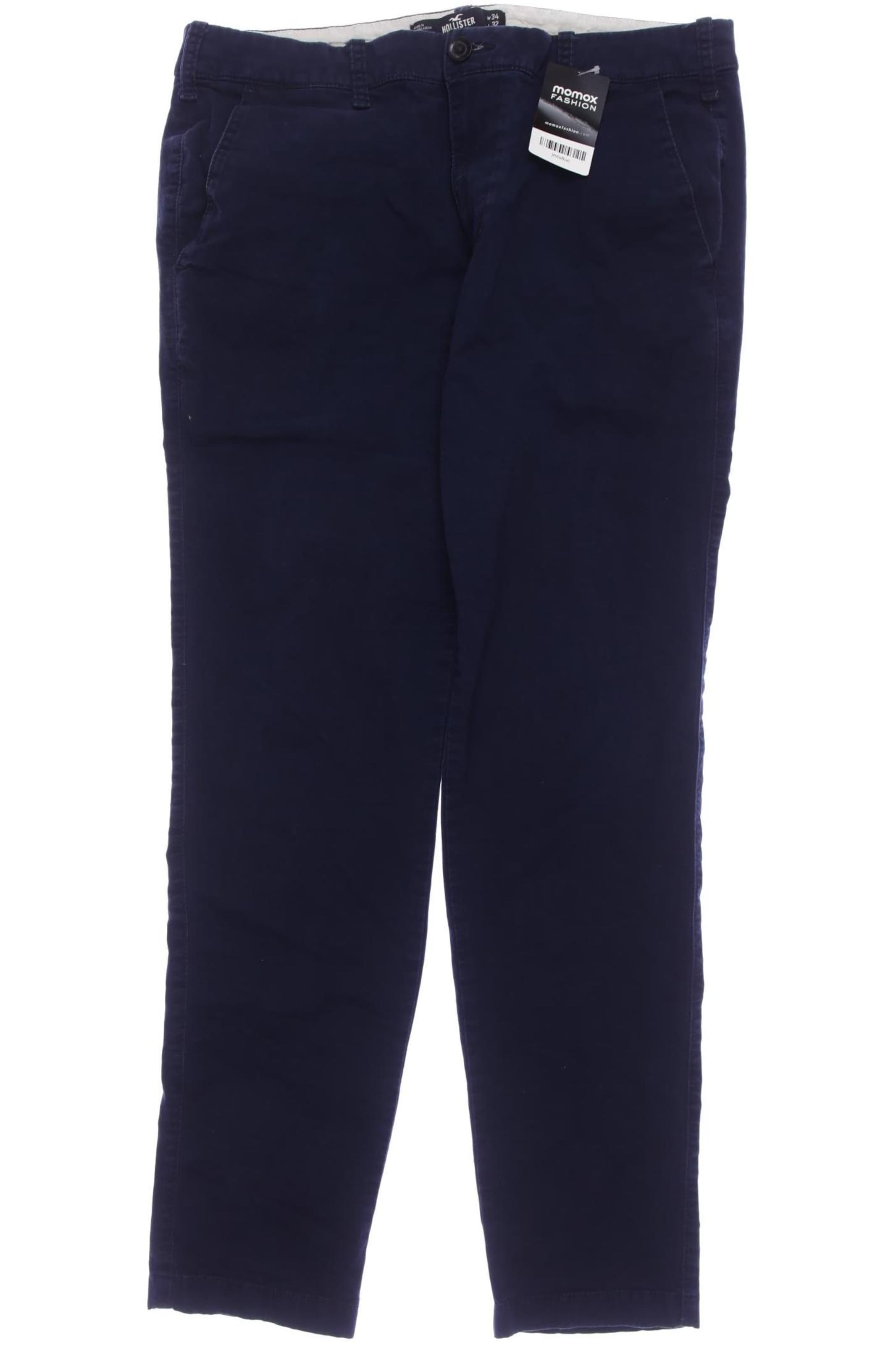 HOLLISTER Pants in 34 in Blue: front