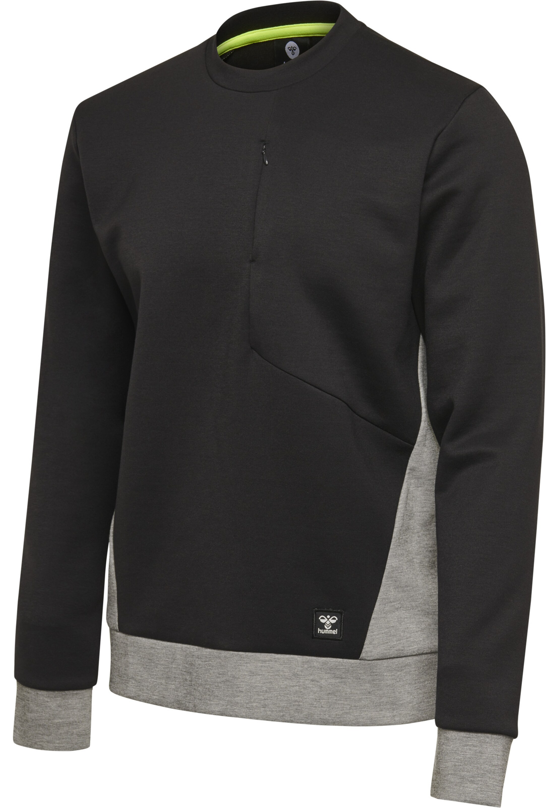 Hummel Športová mikina 'Tropper' - Čierna: predná strana