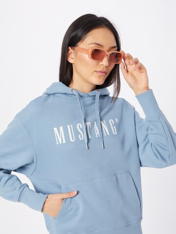 MUSTANG Sweatshirt 'Bianca' in Blau