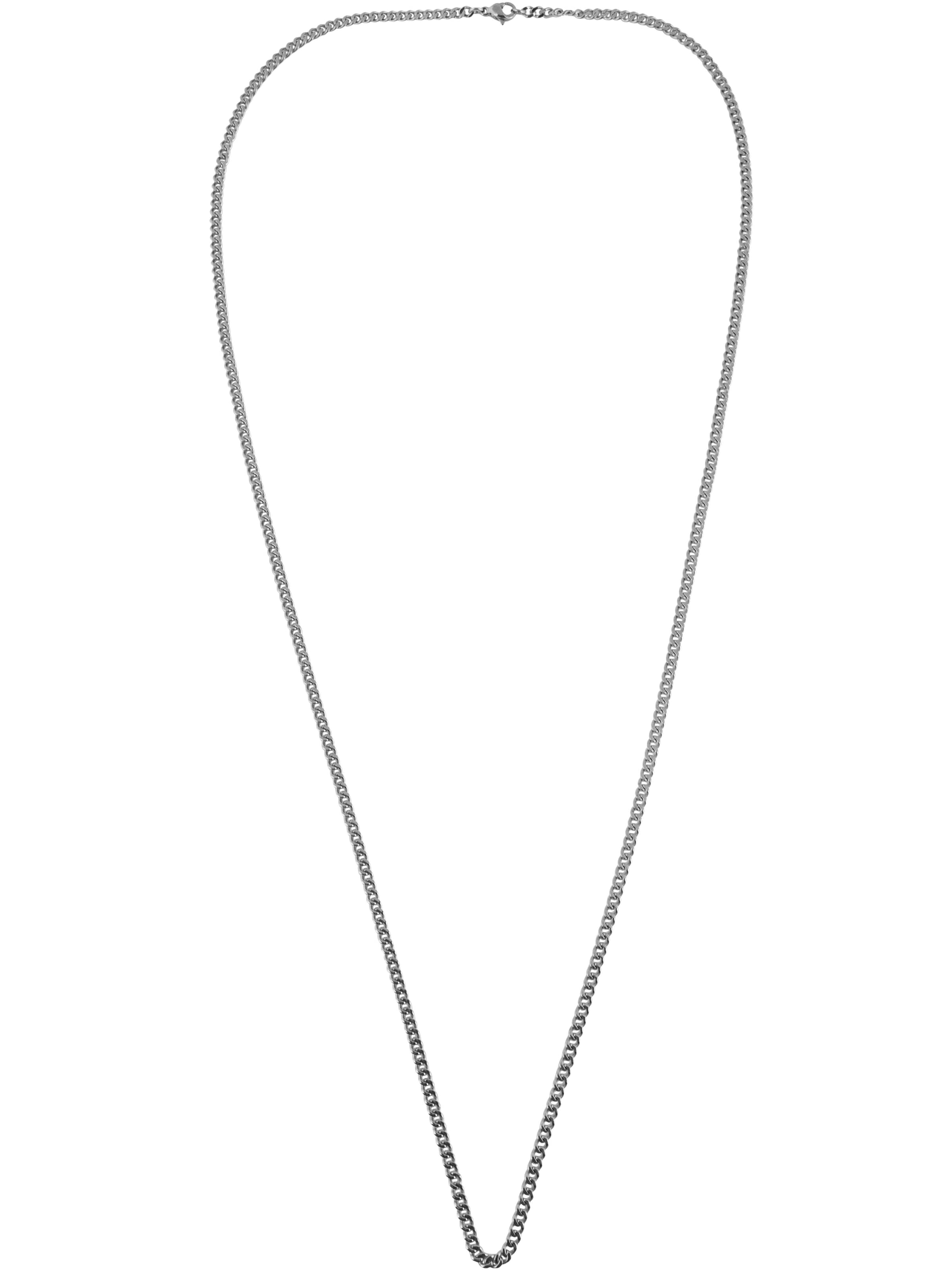 Akitsune Necklace 'Fibra' in Silver: front
