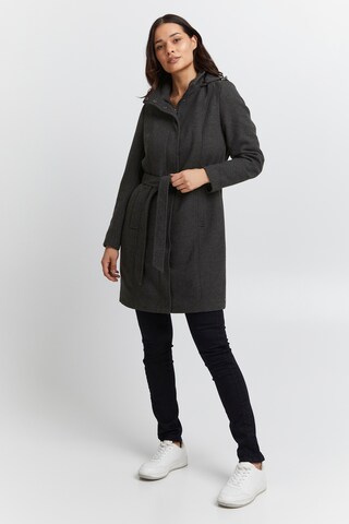 Fransa Between-Seasons Coat 'SAGA' in Grey