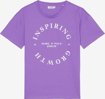 T-shirt Marc O'Polo DENIM en violet : devant