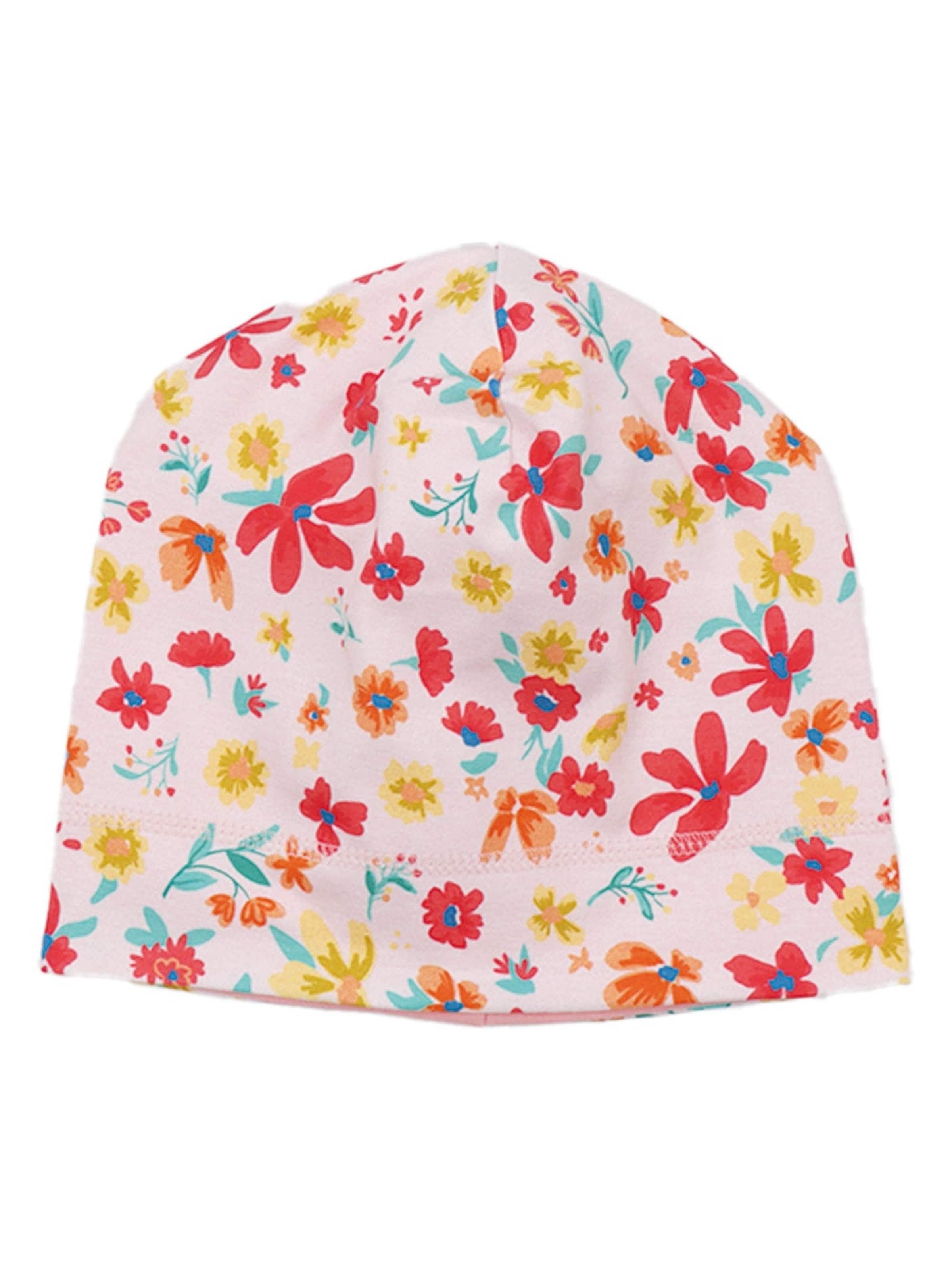 Walkiddy Mütze 'Walkiddy - Flower Garden'‌‌‌‌‌‌ in Mischfarben: Vorderseite