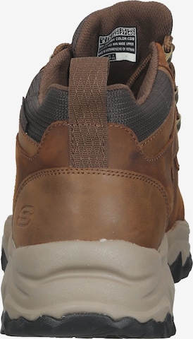 SKECHERS Lace-Up Boots in Brown