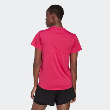 ADIDAS SPORTSWEAR Λειτουργικό μπλουζάκι 'Primeblue Designed 2 Move Logo' σε ροζ