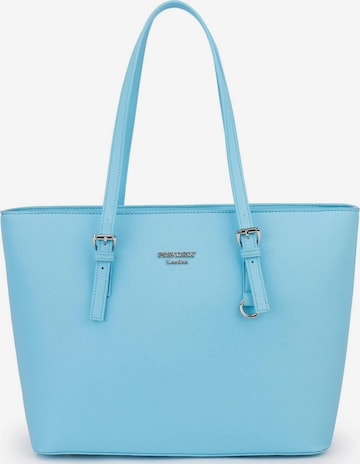 Princely London Shopper 'Beverly' in Blau: Vorderseite