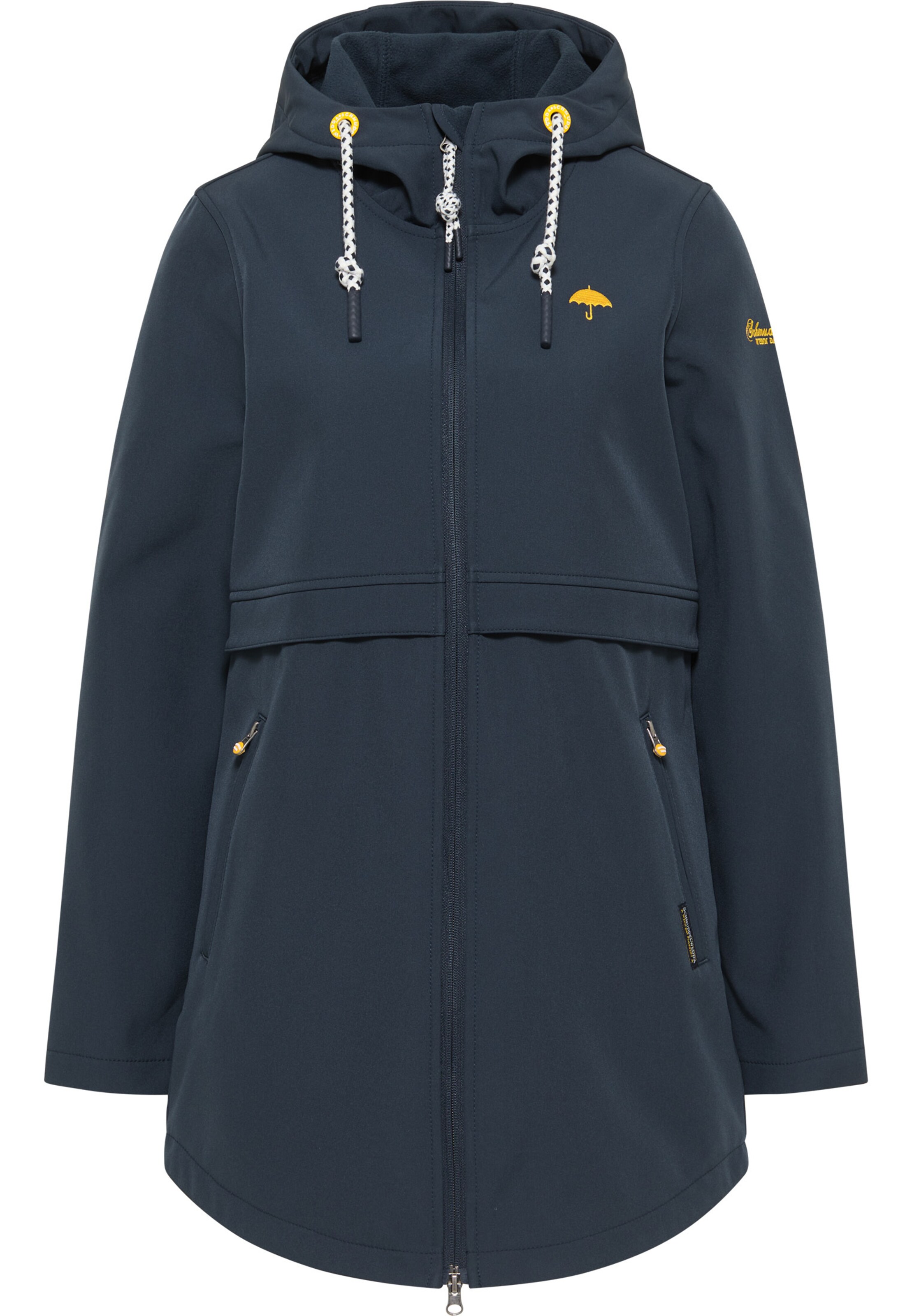 Schmuddelwedda Funkcionális kabátok - kék: elől