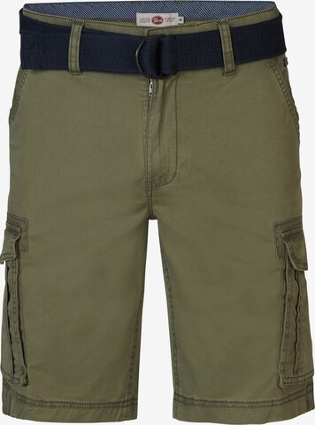 Petrol Industries Cargo Pants in Green: front