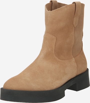 STEVE MADDEN Enkellaarsjes 'MINA' in Beige: voorkant