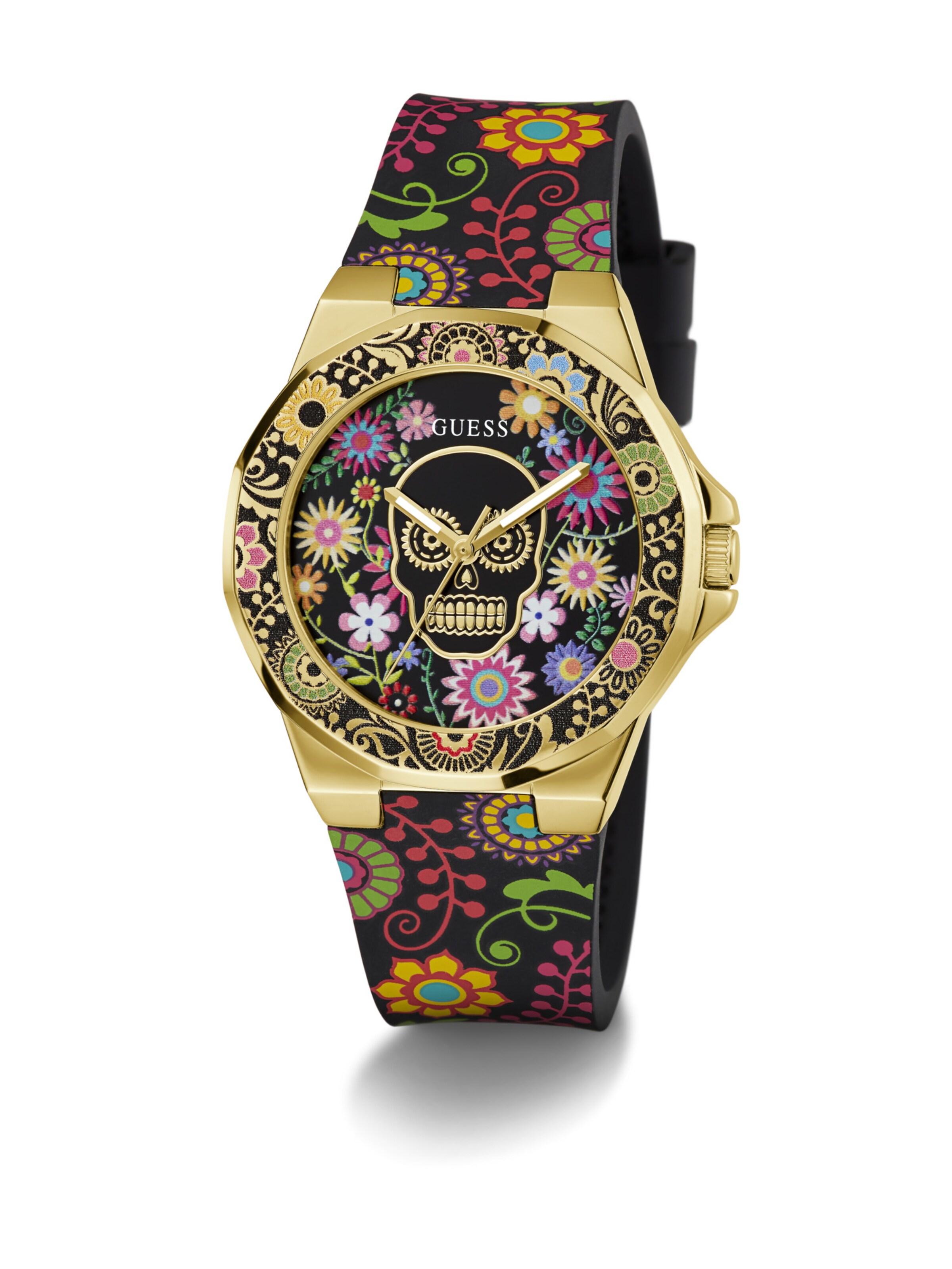 Montre à affichage analogique ' CALAVERTA ' GUESS en mélange de couleurs