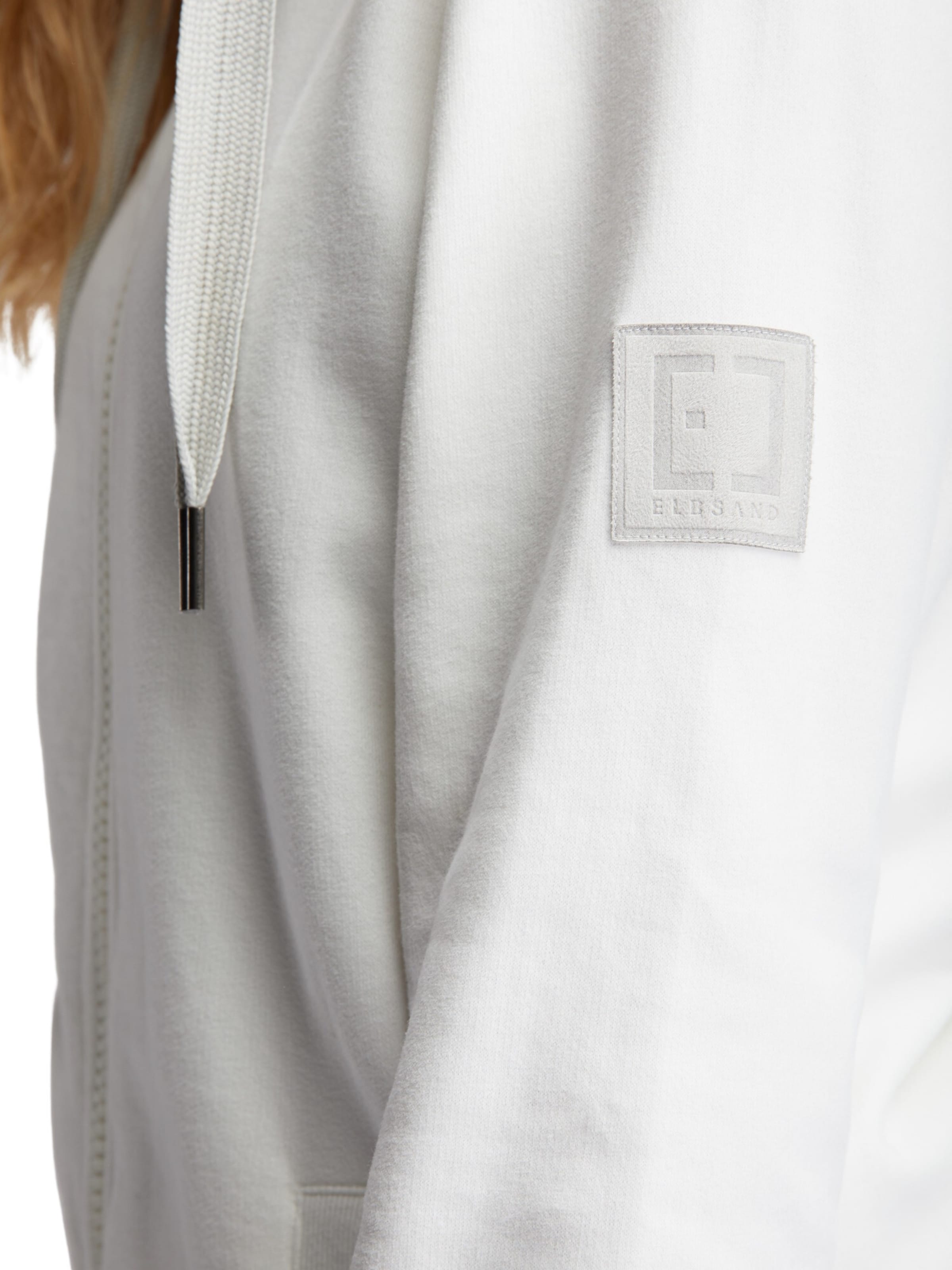 Elbsand Sweatvest 'Kria' in Wit