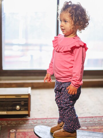 4PRESIDENT Boot cut Pants 'Bloem' in Blue