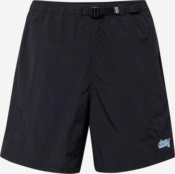 Obey Regular Shorts in Schwarz: predná strana