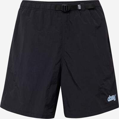 Obey Workout Pants in Light blue / Black / White, Item view