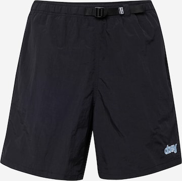 Obey Regular Workout Pants in Black: front