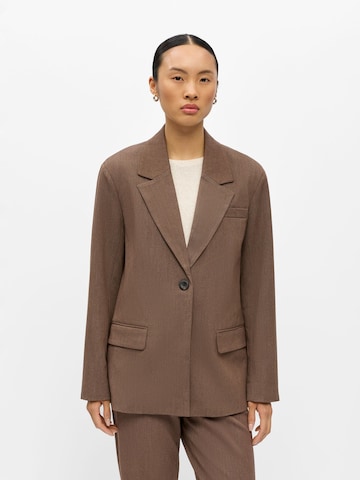 OBJECT - Blazer 'OBJLisa' en marrón: frente