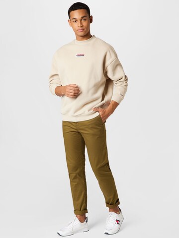 Sweat-shirt Tommy Jeans en beige