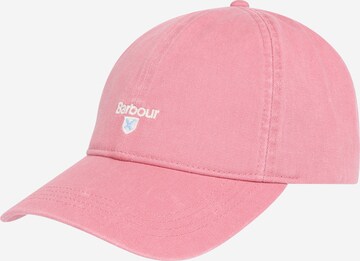 Barbour Cap in Pink: predná strana