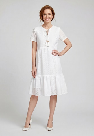 EVERA Jurk 'Fashion Look' in Wit: voorkant