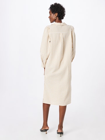 Monki Shirt dress in Beige