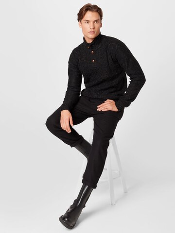 INDICODE JEANS Sweater 'Hamilton' in Black
