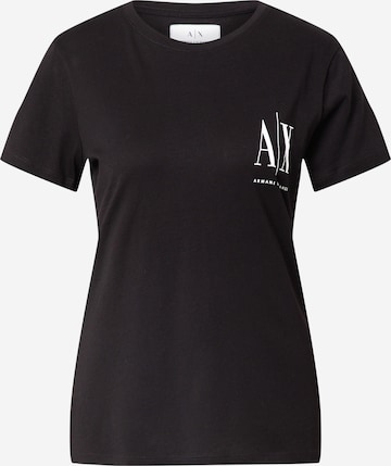 T-shirt ARMANI EXCHANGE en noir : devant