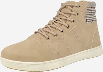 Dockers by Gerli Sneakers hoog in Beige: voorkant