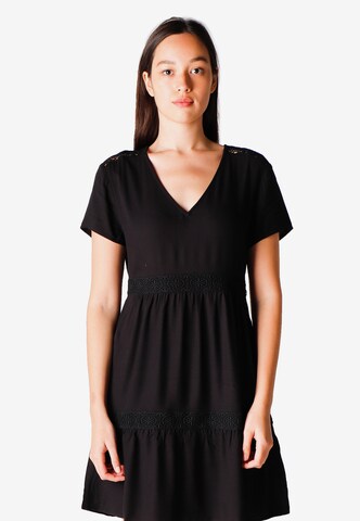 Le Temps Des Cerises Summer Dress 'MONA' in Black: front