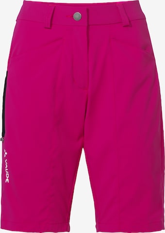 VAUDE Regular Outdoorhose 'Elope' in Pink: predná strana