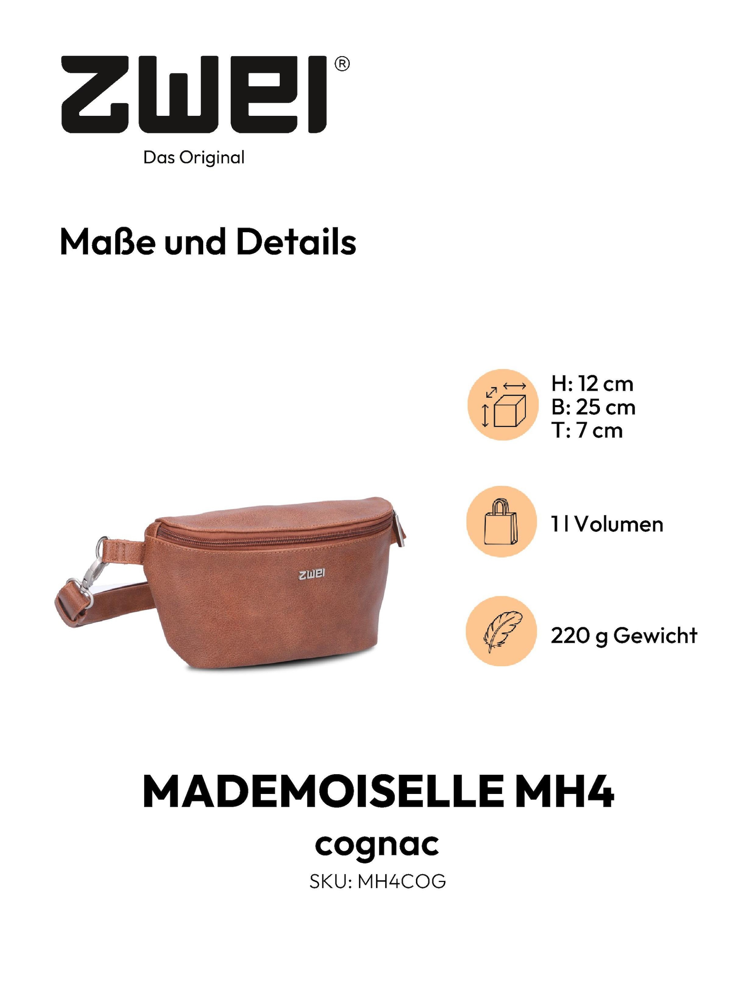 Marsupio 'MADEMOISELLE.M MH4' di ZWEI in marrone