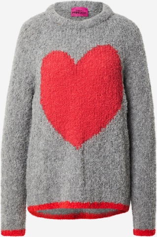 Pull-over Frogbox en gris : devant