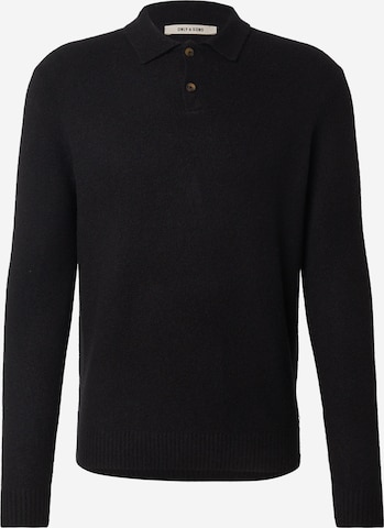 Only & Sons Pulover 'ONSJAY' | črna barva: sprednja stran