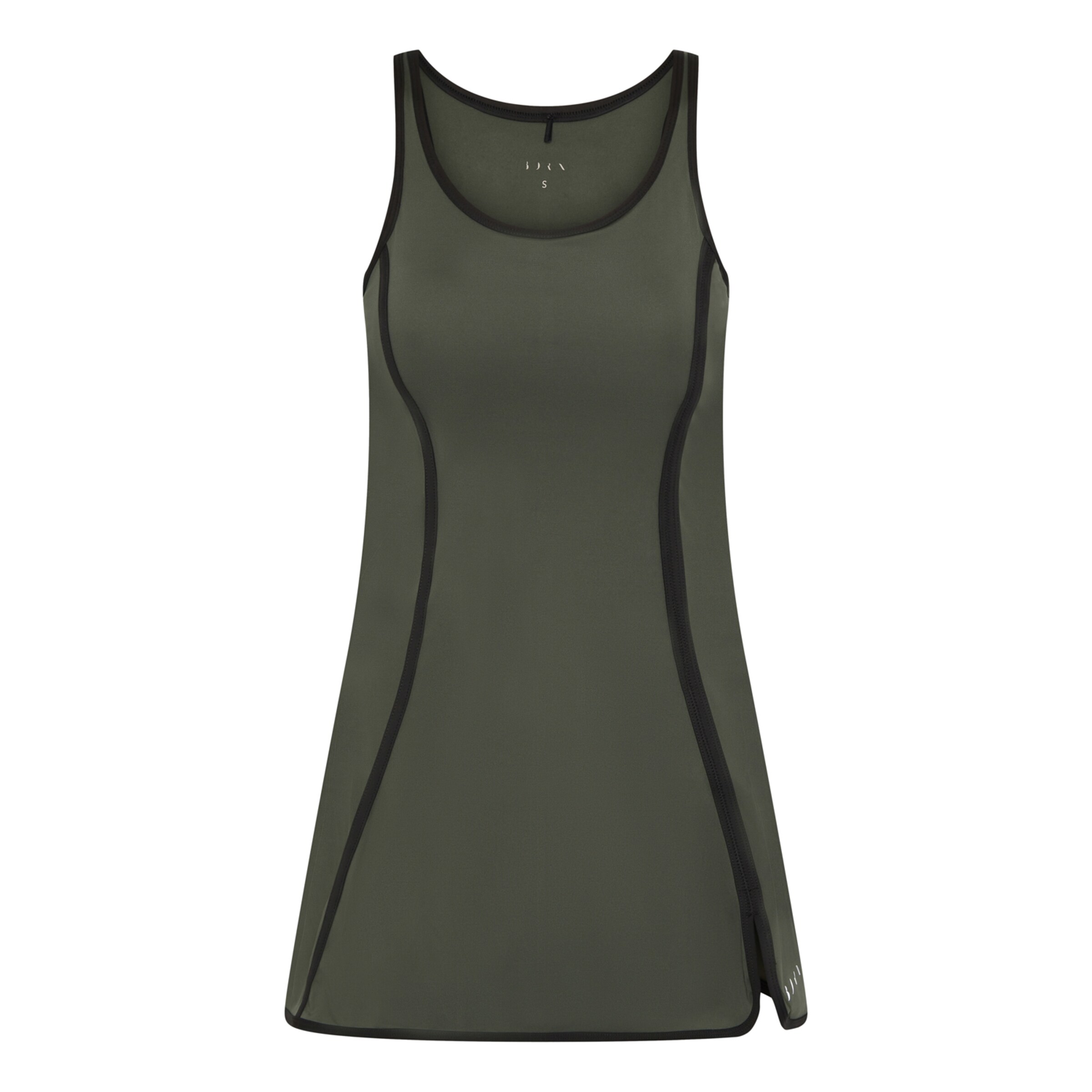 Born Living Yoga Leggings 'Laver' in Groen: voorkant