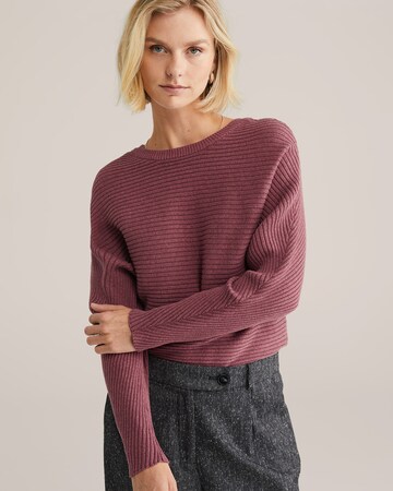 rožinė WE Fashion Megztinis: priekis