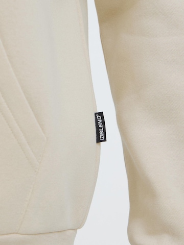 BLEND - Sudadera con cremallera ' BHJapa Backprint ' en beige