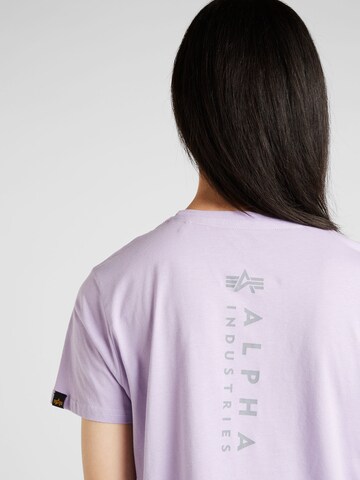 ALPHA INDUSTRIES Majica | vijolična barva