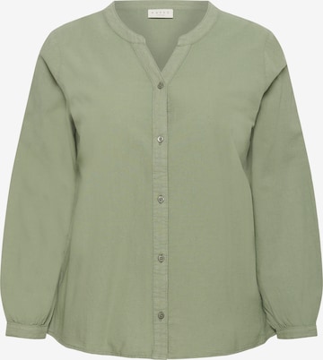 Chemisier 'KCNana' KAFFE CURVE en vert : devant