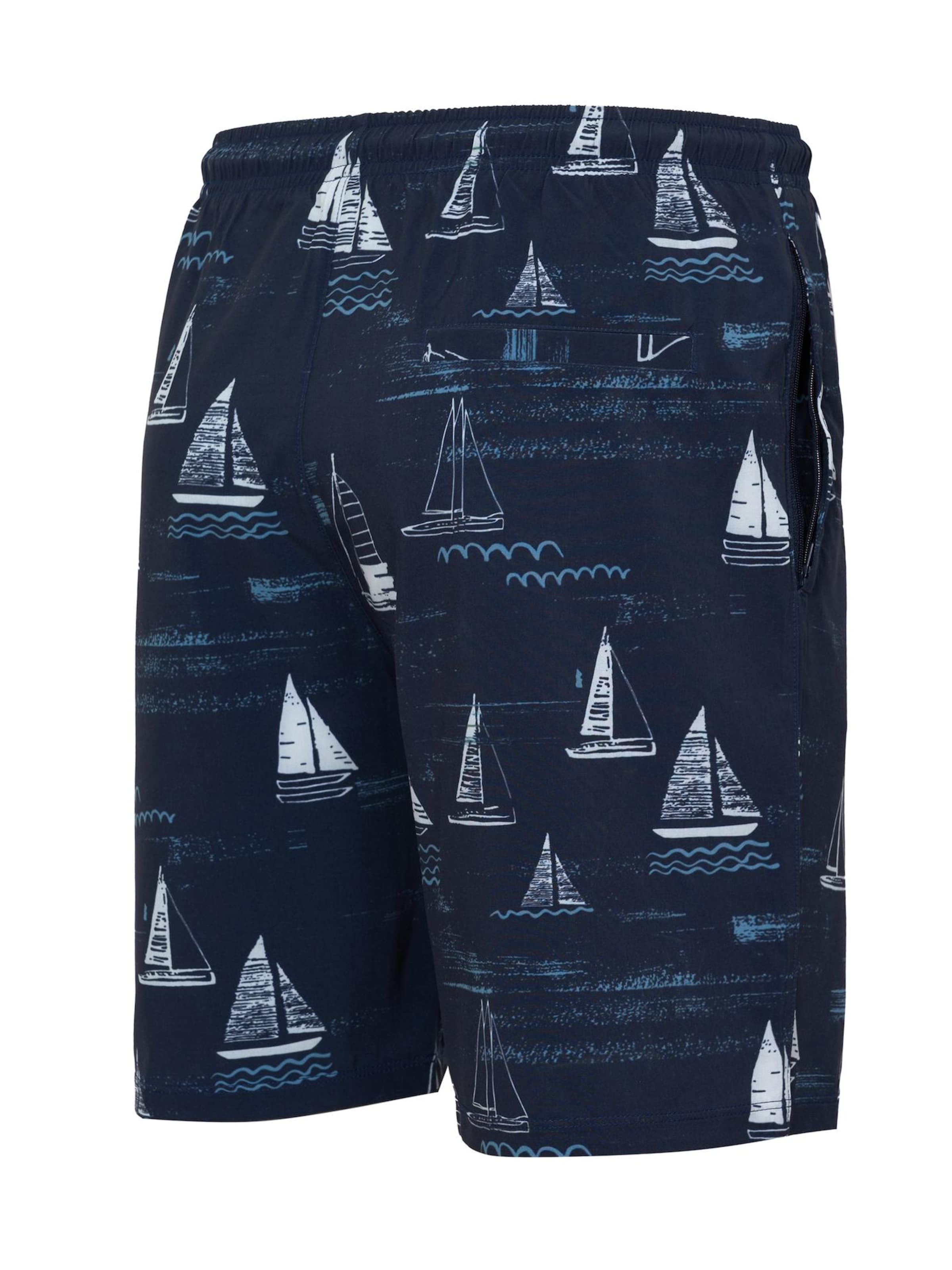 La V Zwemshorts in Blauw