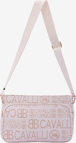 Borsa a tracolla di B. Cavalli in bianco: frontale