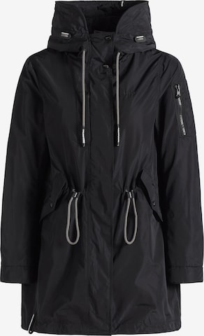 Parka mi-saison 'Catharina' khujo en noir : devant