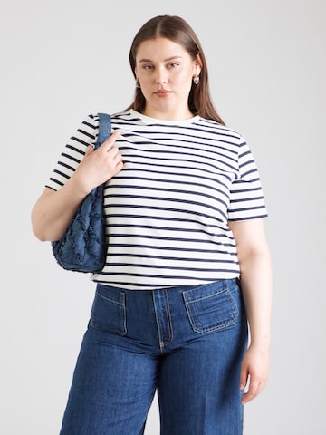 ONLY Carmakoma Shirt 'CARNEW SOPH' in Wit: voorkant