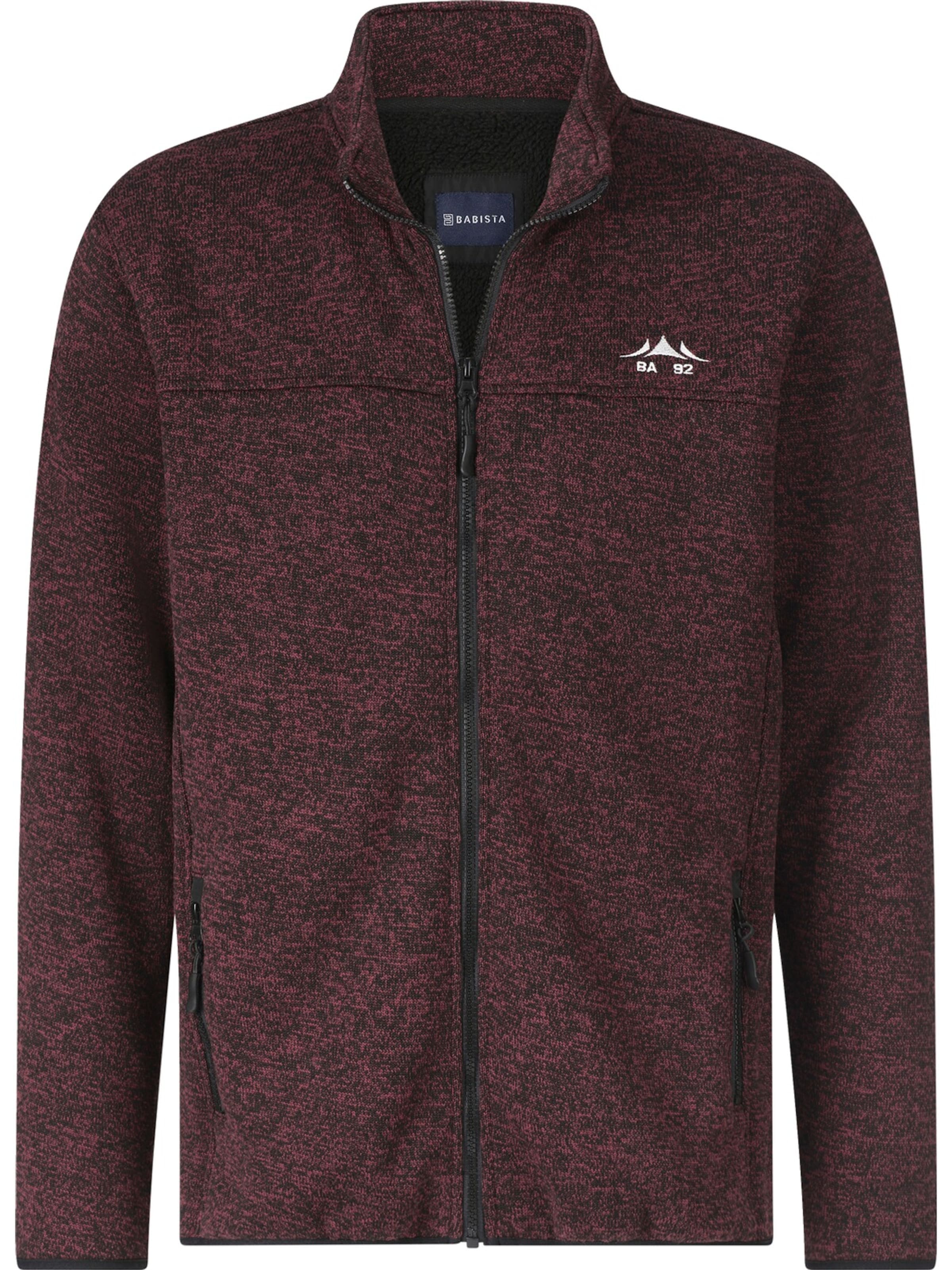 BABISTA Fleece Jacket ' Aspiluna ' in Red: front