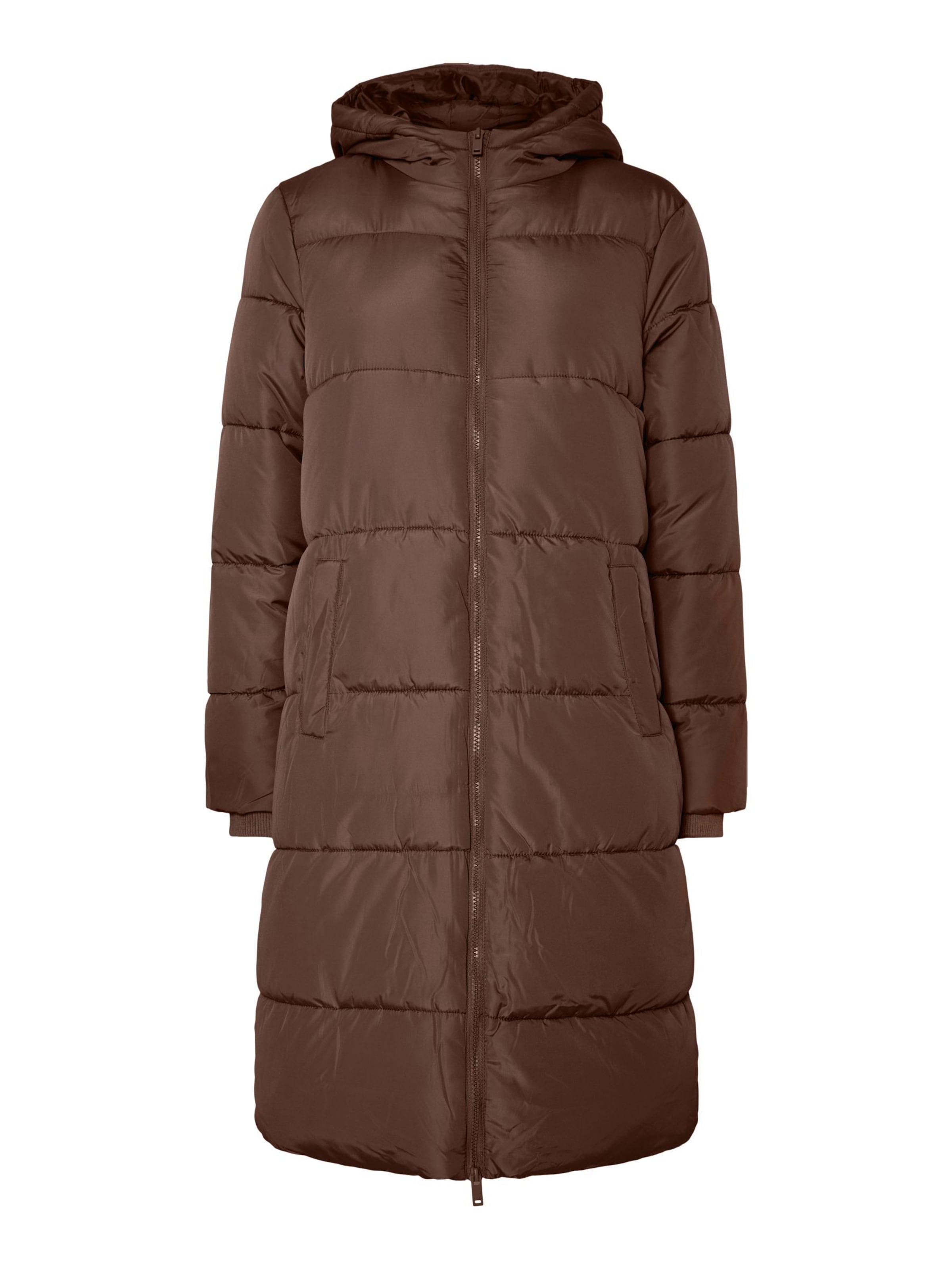 PIECES Winter coat 'PCBEE' in M in Brown, Item view