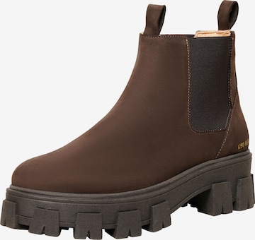 N91 Boots 'Style Choice II' in Braun: predná strana