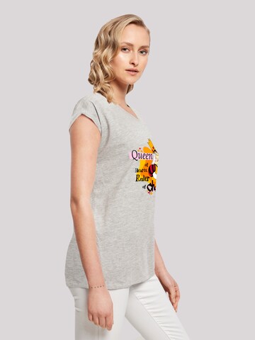 T-shirt 'Alice im Wunderland Queen Of Hearts' F4NT4STIC en gris