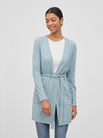 VILA Knit Cardigan 'TONJA' in Blue: front