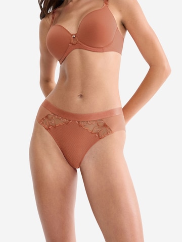 TRIUMPH Tai-Slip ' Wild Azalea Florale ' in Orange: Vorderseite