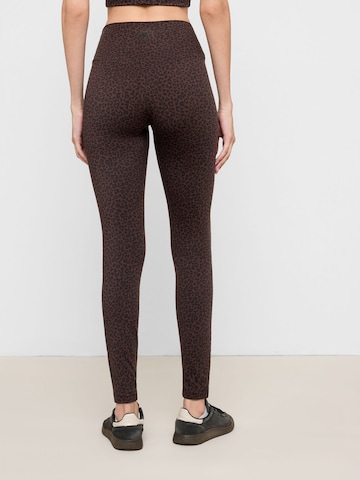 CALZEDONIA Skinny Leggings 'First Class' in Brown