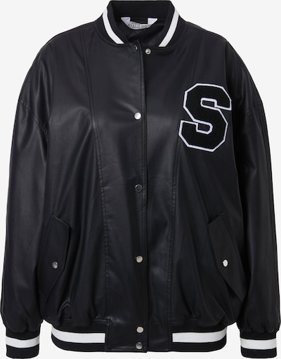 Studio Untold Jacke in M-L in schwarz / weiß, Produktansicht