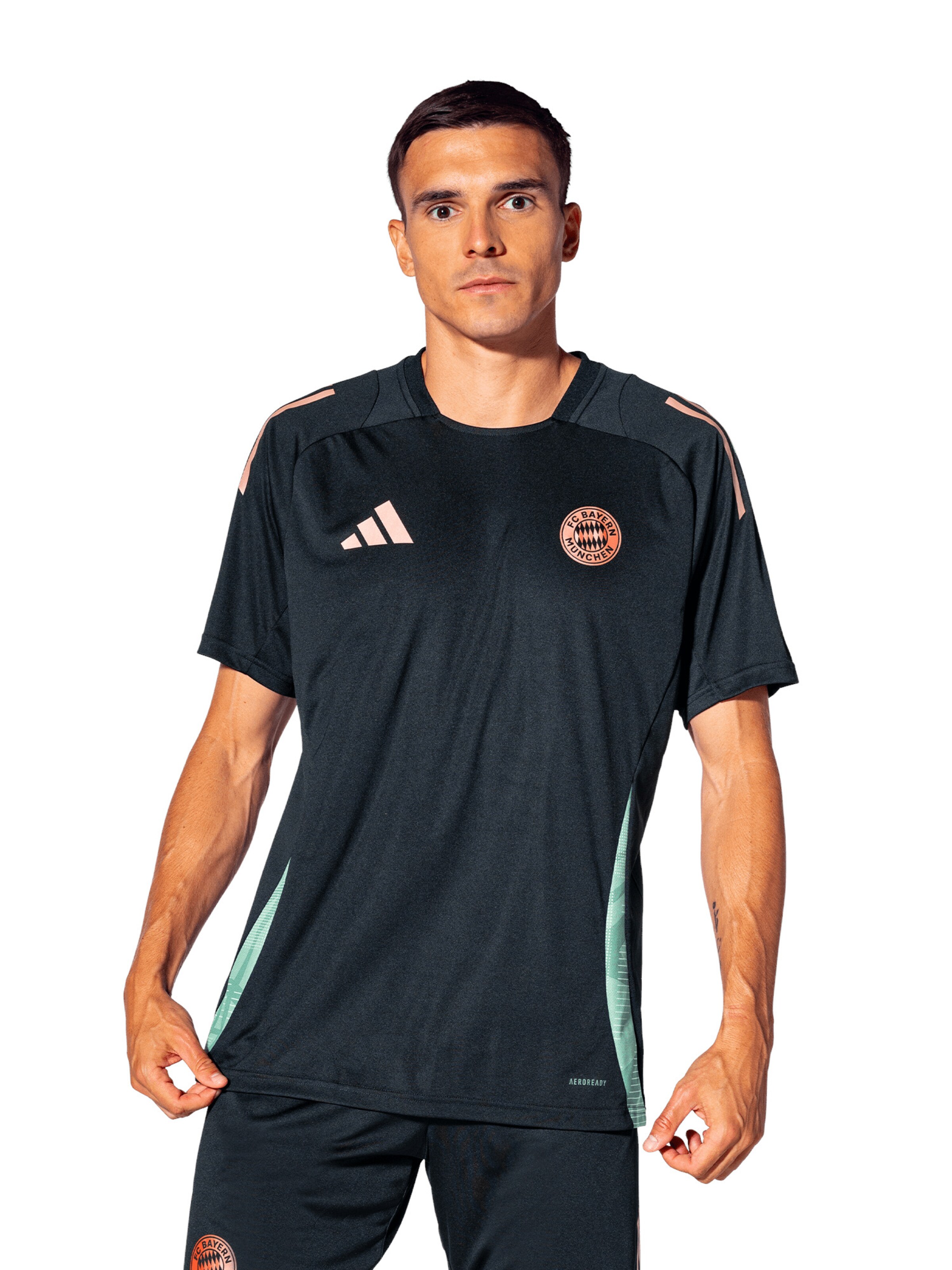 Tricou funcțional 'Away Teamline' de la ADIDAS PERFORMANCE pe negru: față
